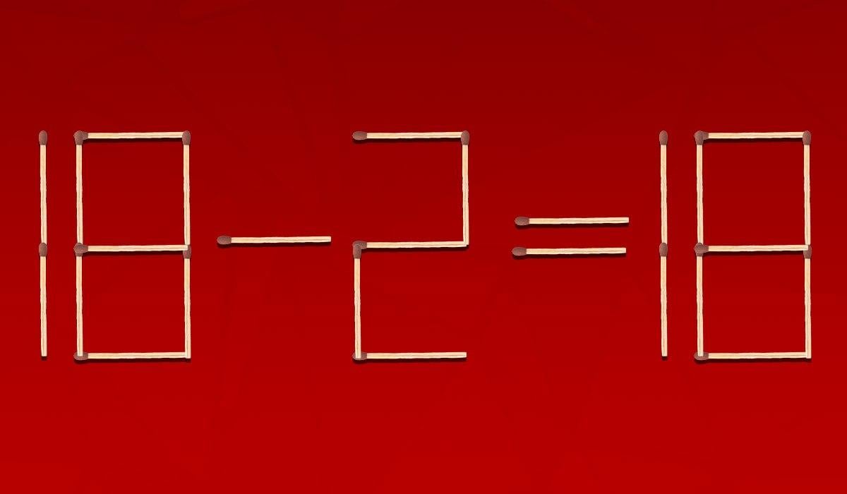 7vteřinová hádanka: je třeba přesunout pouze jednu zápalku