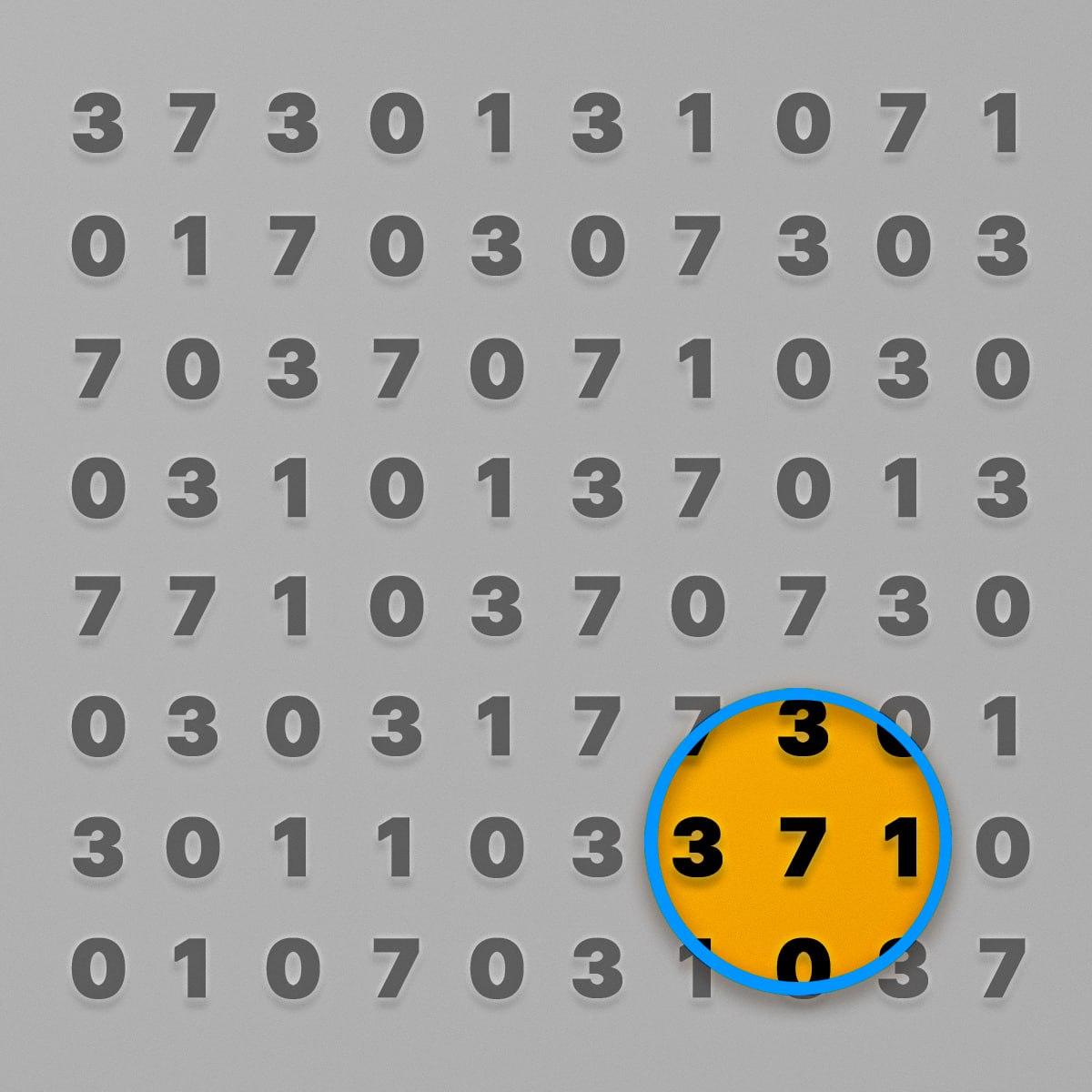 Kombinace čísel, kterou bylo třeba najít, se nacházela v blízkosti levého dolního rohu obrázku / Moje picture