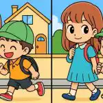 IQ test: najděte 3 rozdíly mezi obrázkem chlapce a dívky