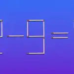 Která zápalka musí být přesunuta, aby byla rovnost pravdivá: rychlý