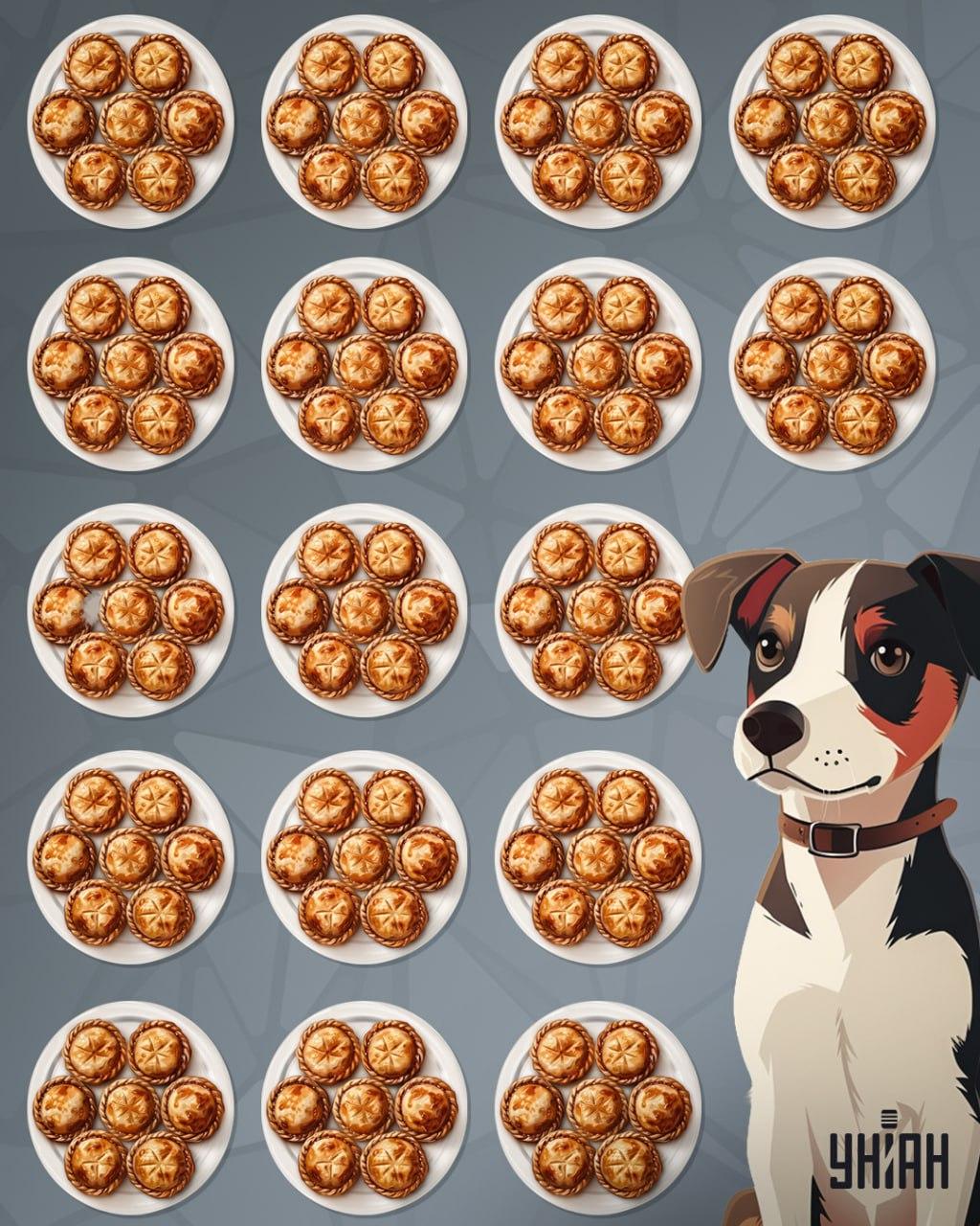 Najděte koláč, který se liší od ostatních / koláž Moje