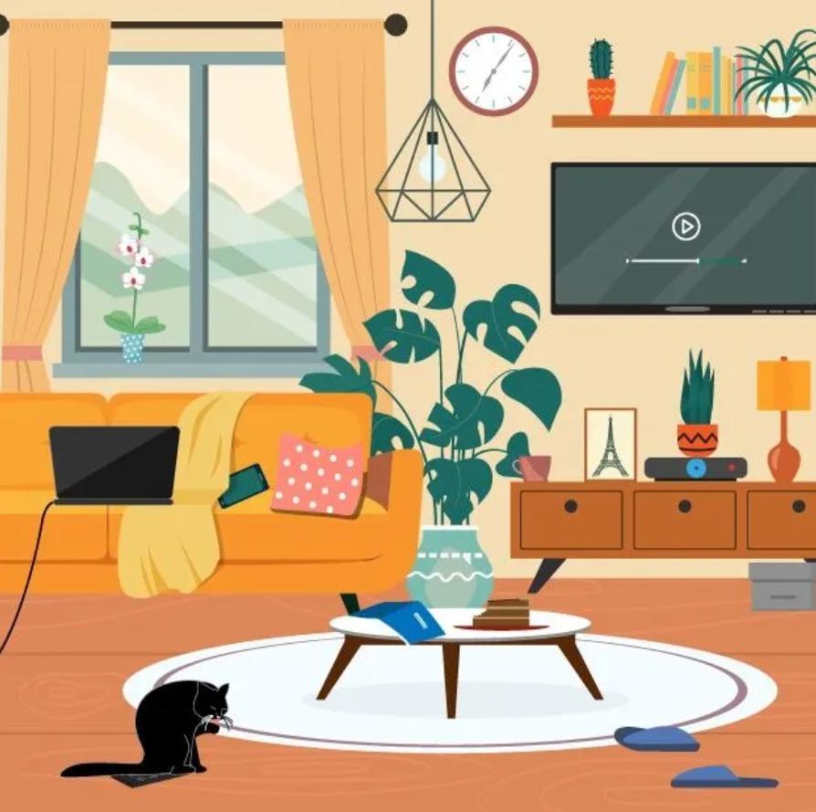 Hledání skrytého dálkového ovladače v obývacím pokoji / foto: Jagranjosh